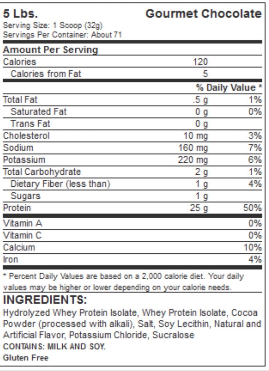 Iso100 Hydrolyzed Whey Protein 5lbs By Dymatize