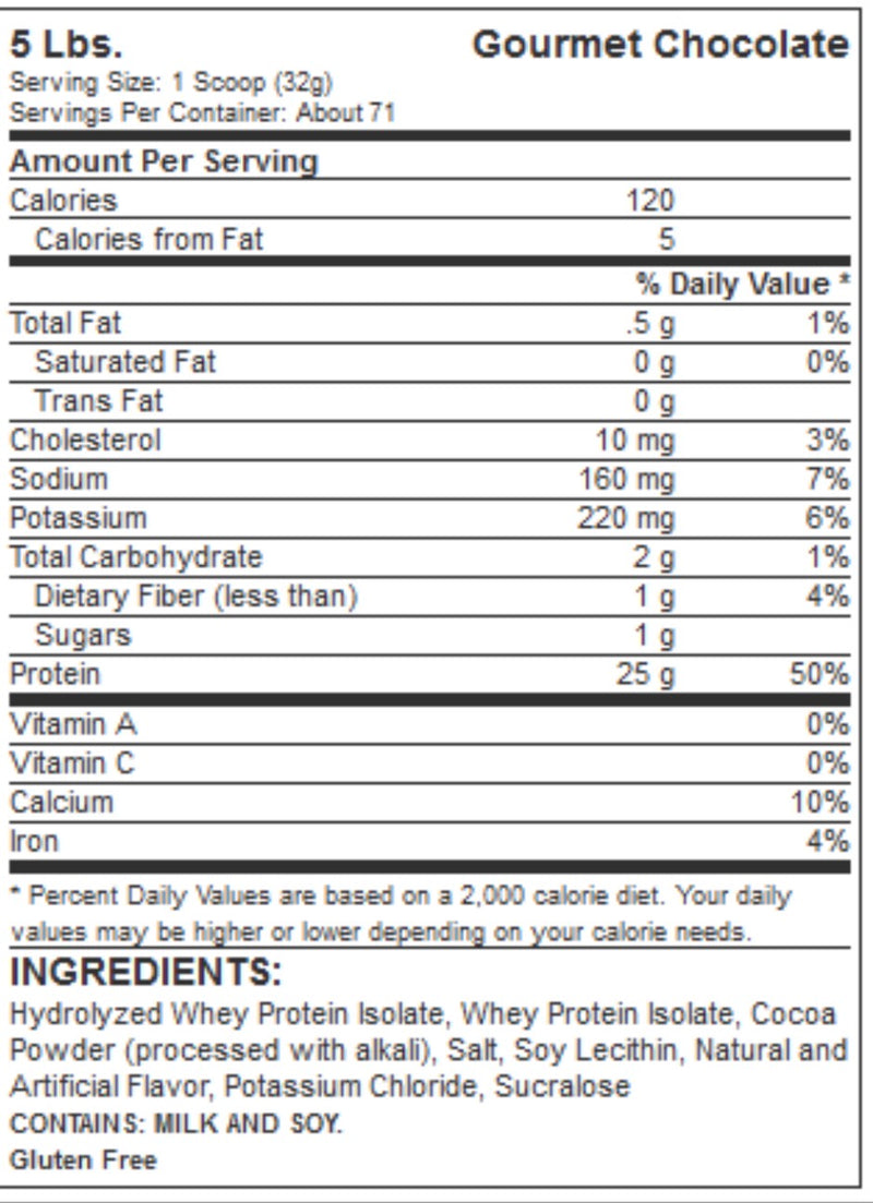 Iso100 Hydrolyzed Whey Protein 5lbs By Dymatize