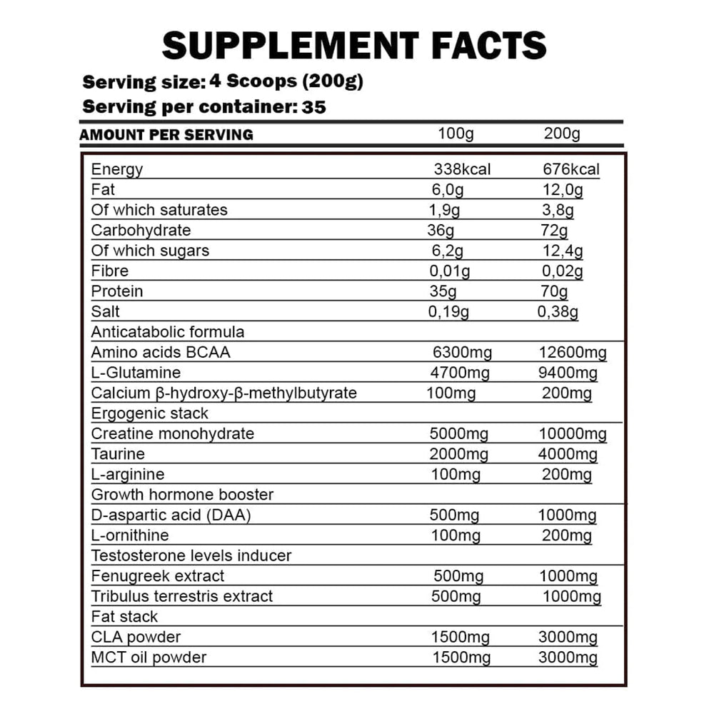 Kevin Levrone Anabolic Mass Gainer 7kg