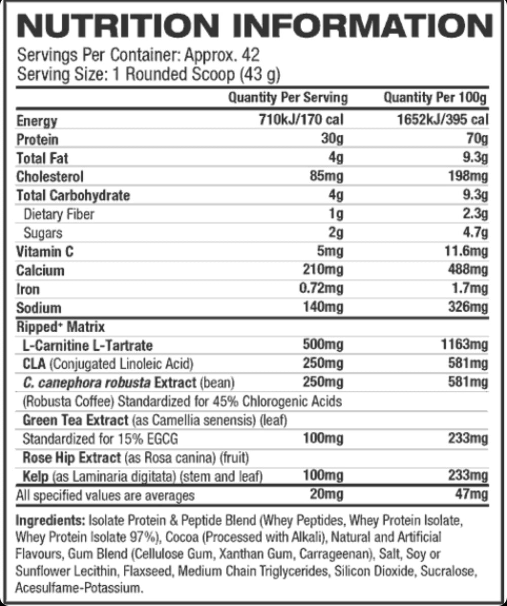 NitroTech Ripped 4lbs By MuscleTech