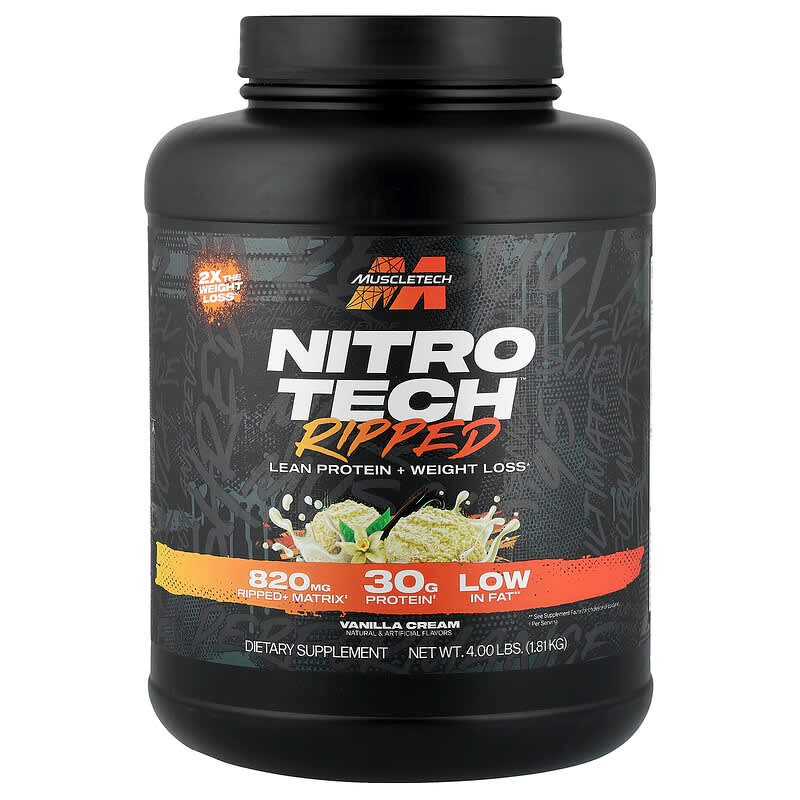 NitroTech Ripped 4lbs By MuscleTech
