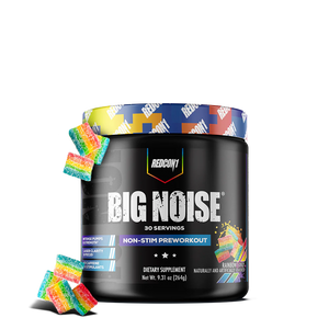 Redcon1 Big Noise Non-Stimulant Pump Pre-Workout | Rainbow Candy