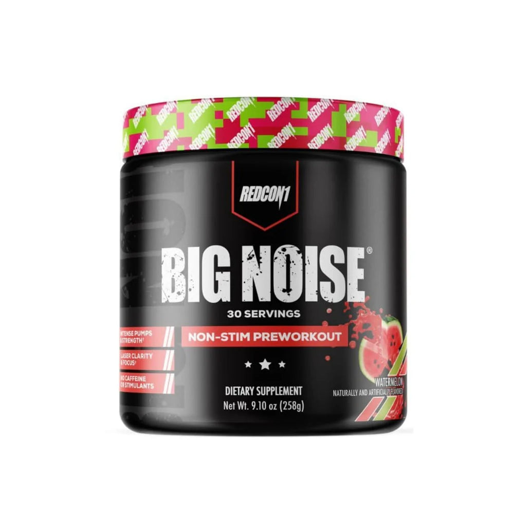 Redcon1 Big Noise Non-Stimulant Pump Pre-Workout | Watermelon